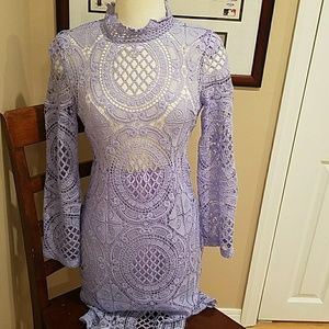 biba purple dress